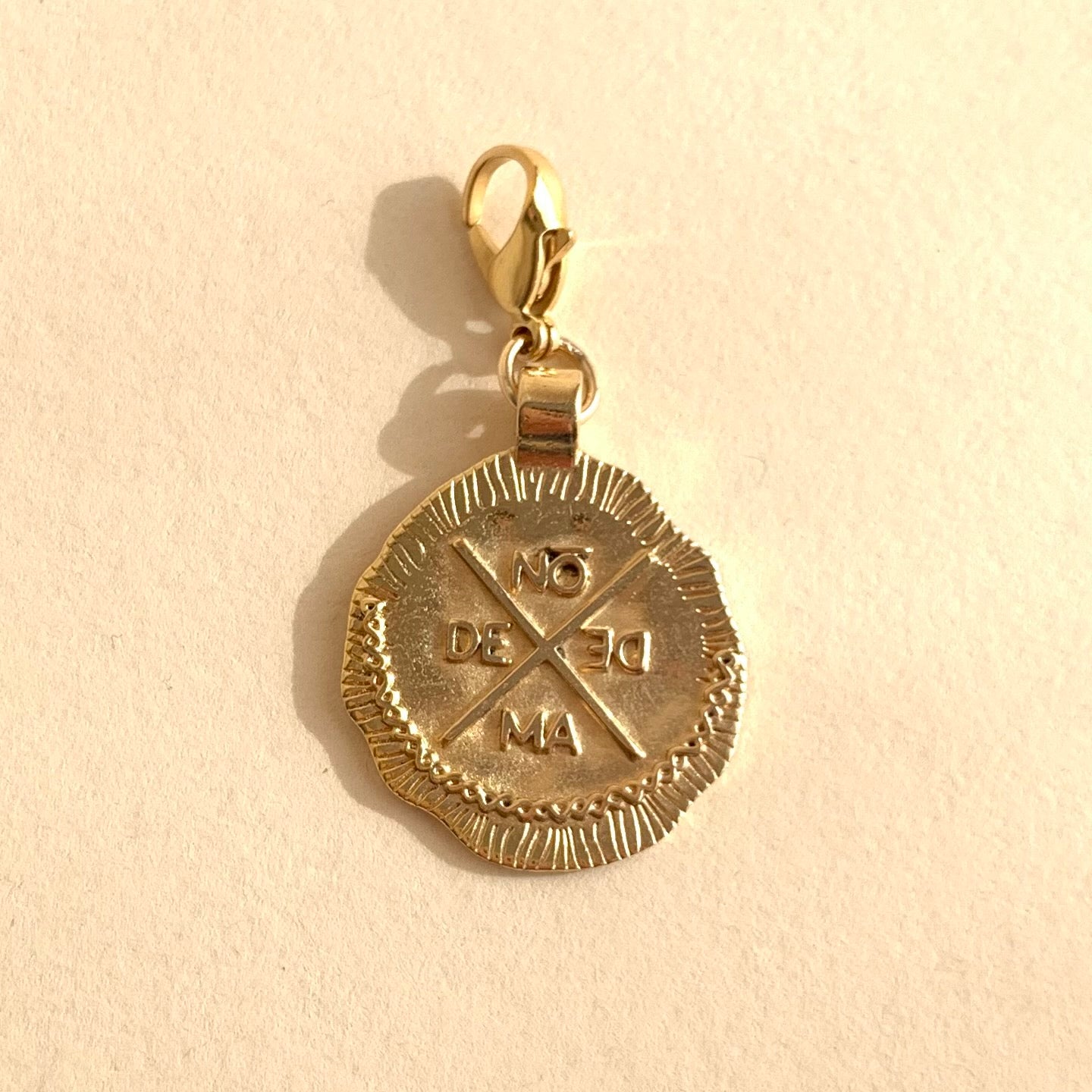 Gold filled coin on sale pendant