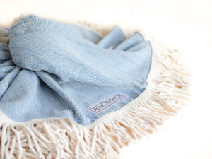 HADRIANNA TOWEL Blue Denim